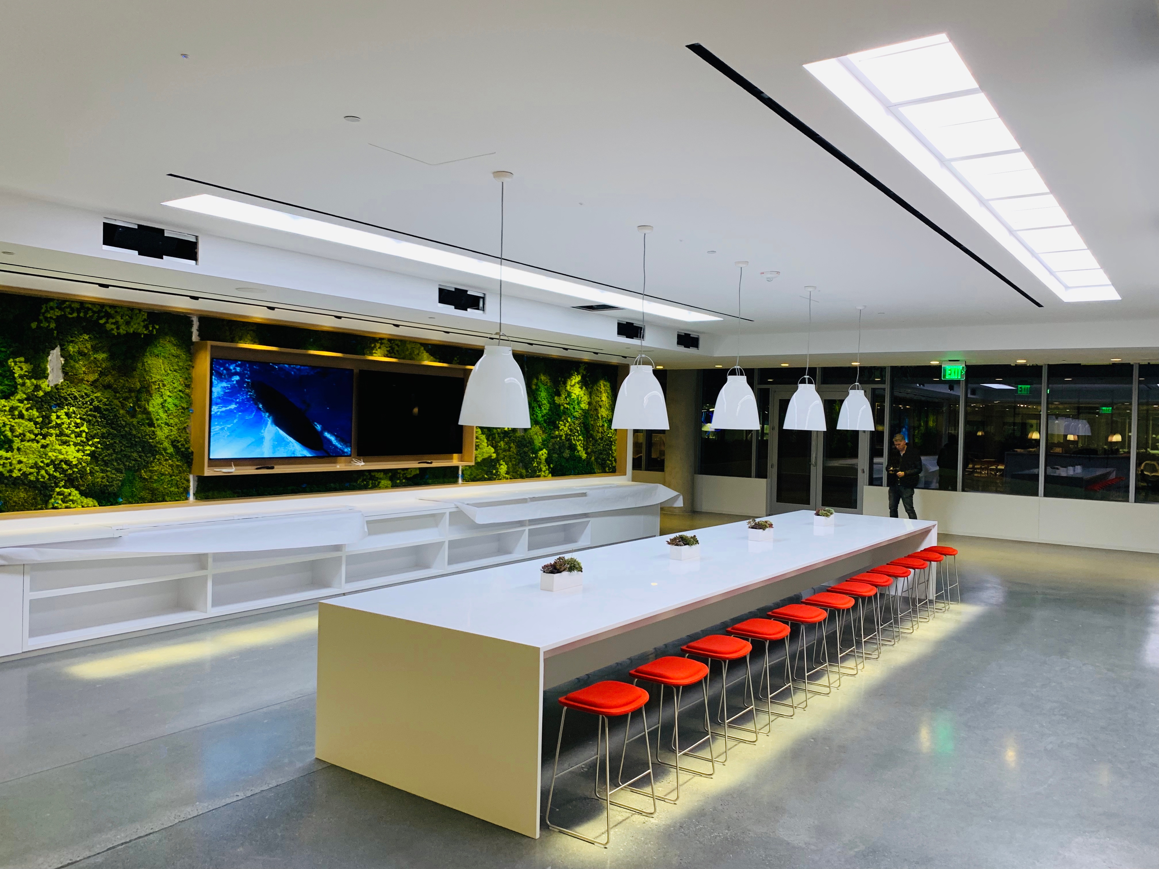 Innerscene Virtual Sun installation case study at Apple Campus in Cupertino California wide shot photo