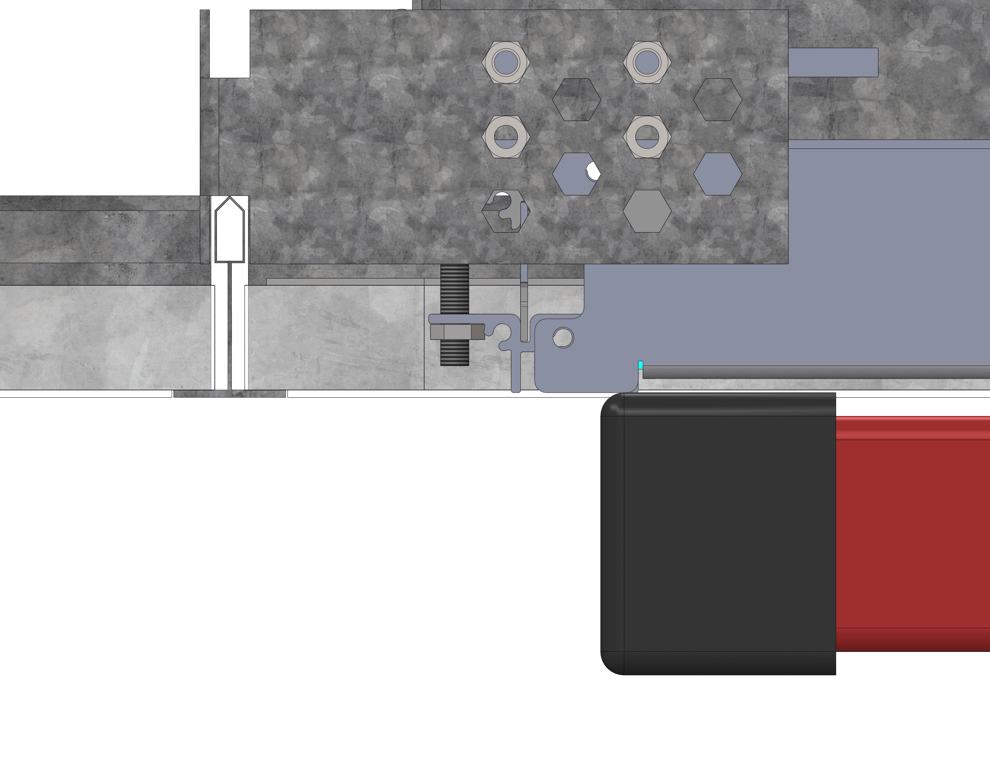 Fully Raised Joist Hex Nut 2