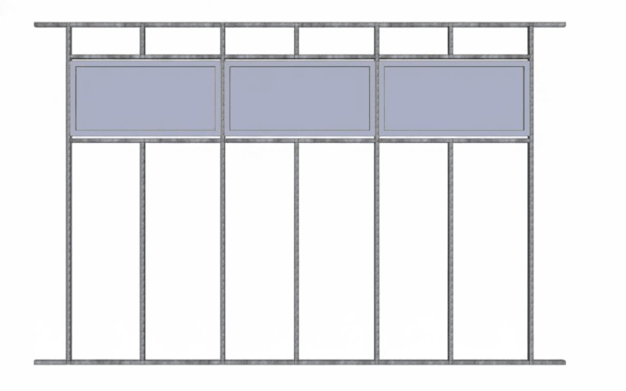 Wall Tight Array - Front View Framing