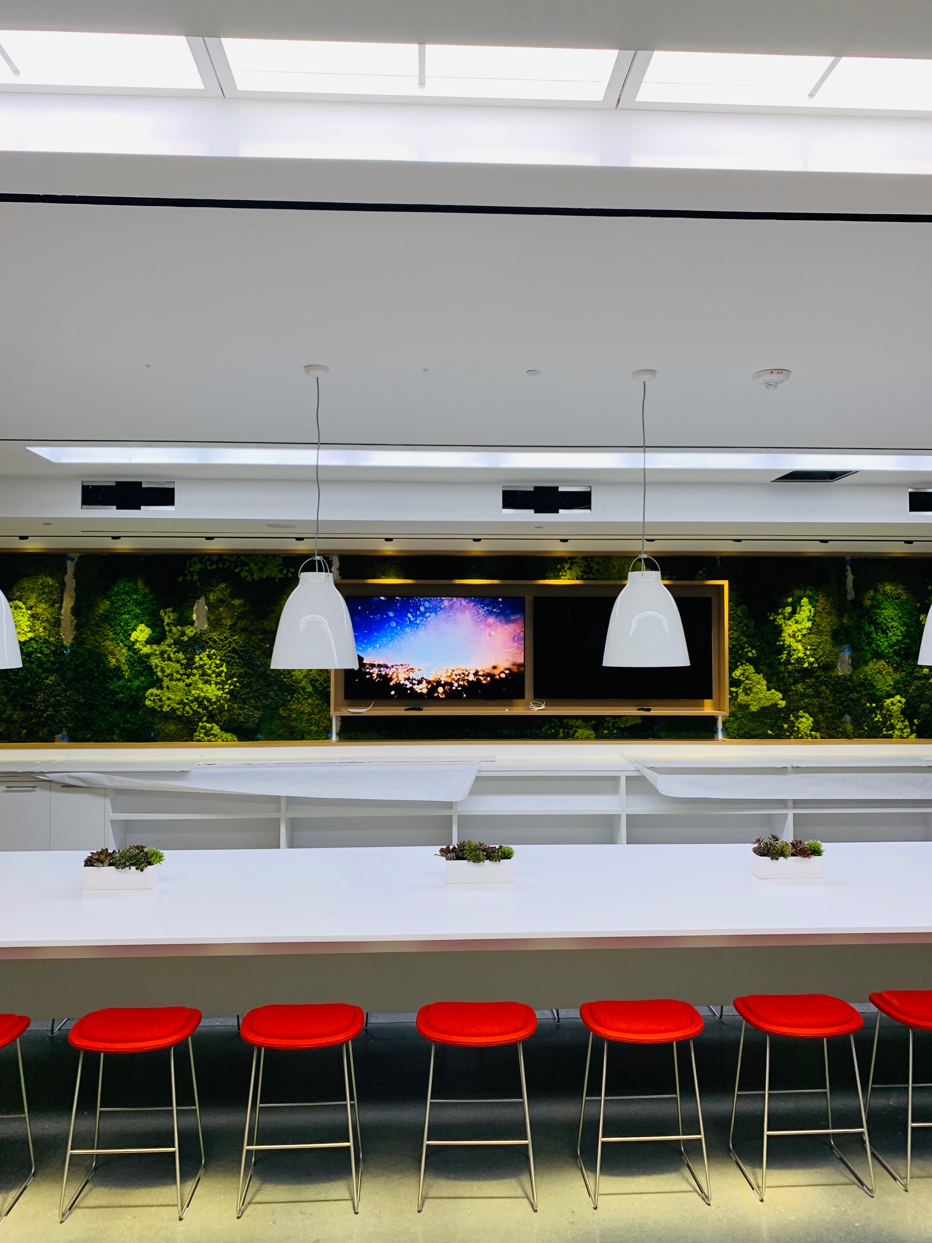 Innerscene Virtual Sun installation case study at Apple Campus in Cupertino California close-up photo