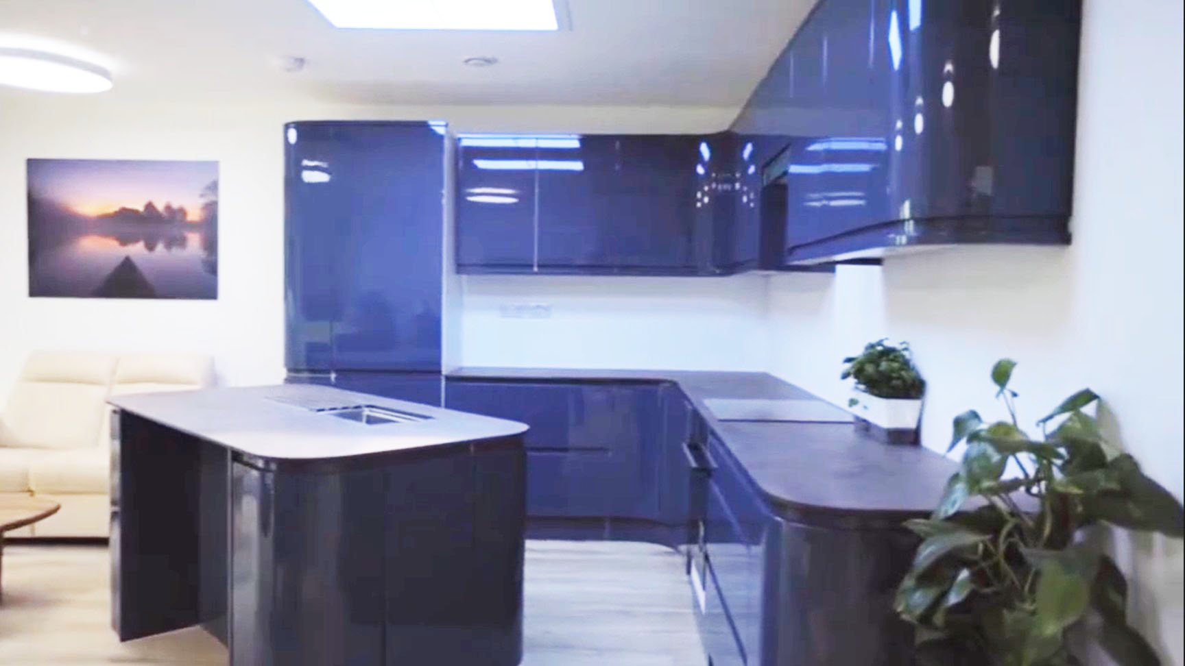 The completed guest wing with Innerscene Virtual Sun providing natural-looking daylight in the Grand Designs home