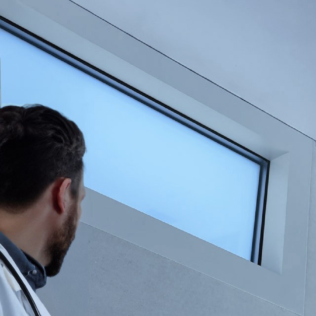 Innerscene Circadian Sky product shot, installed in wall