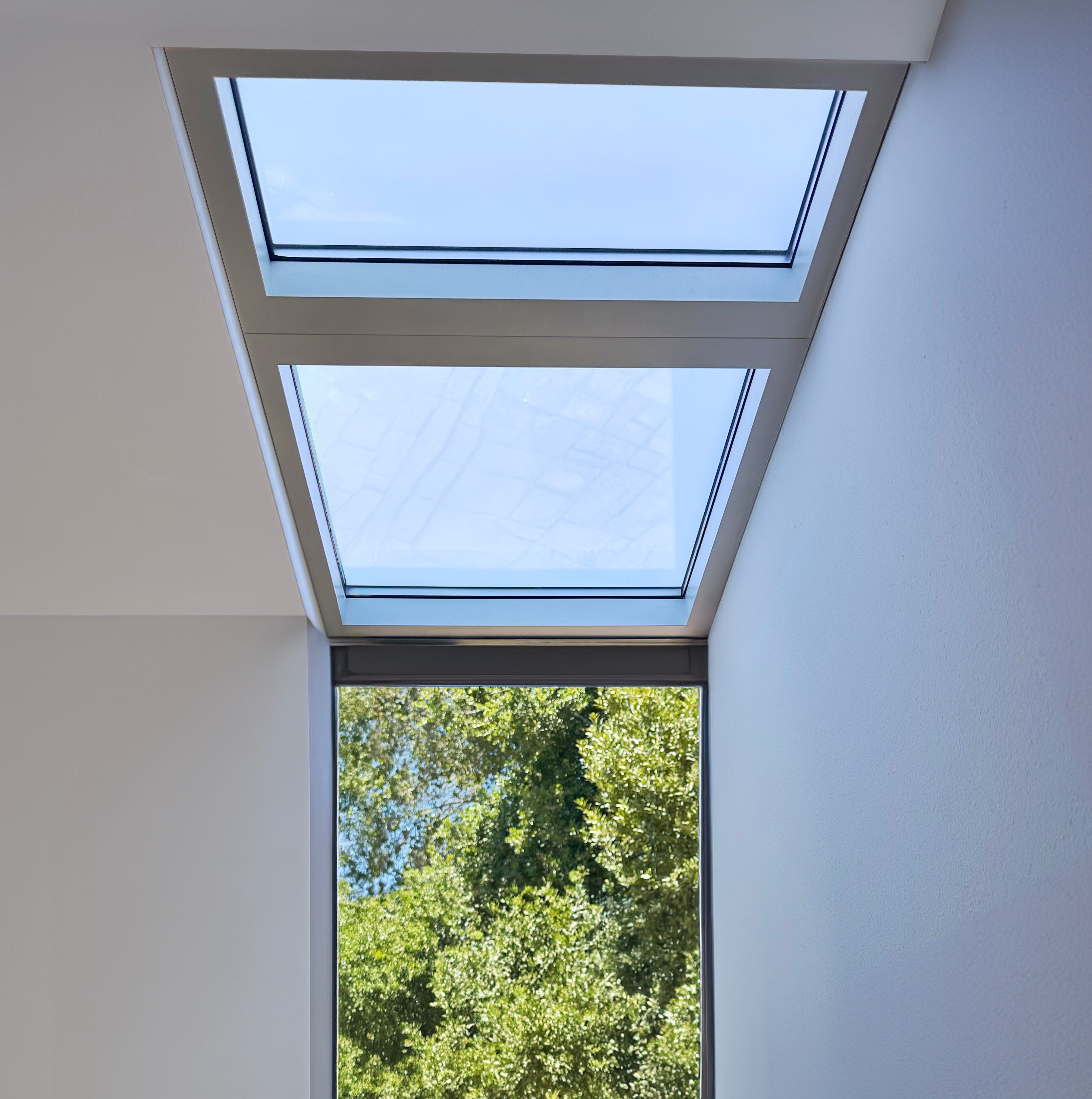 Innerscene Circadian Sky array installed in a ceiling