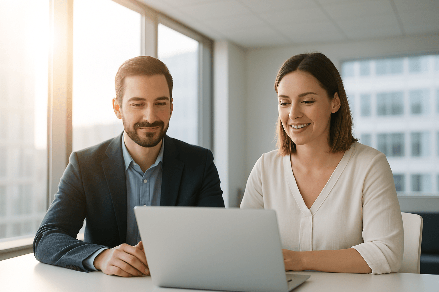 Graph showing employee satisfaction and retention rates