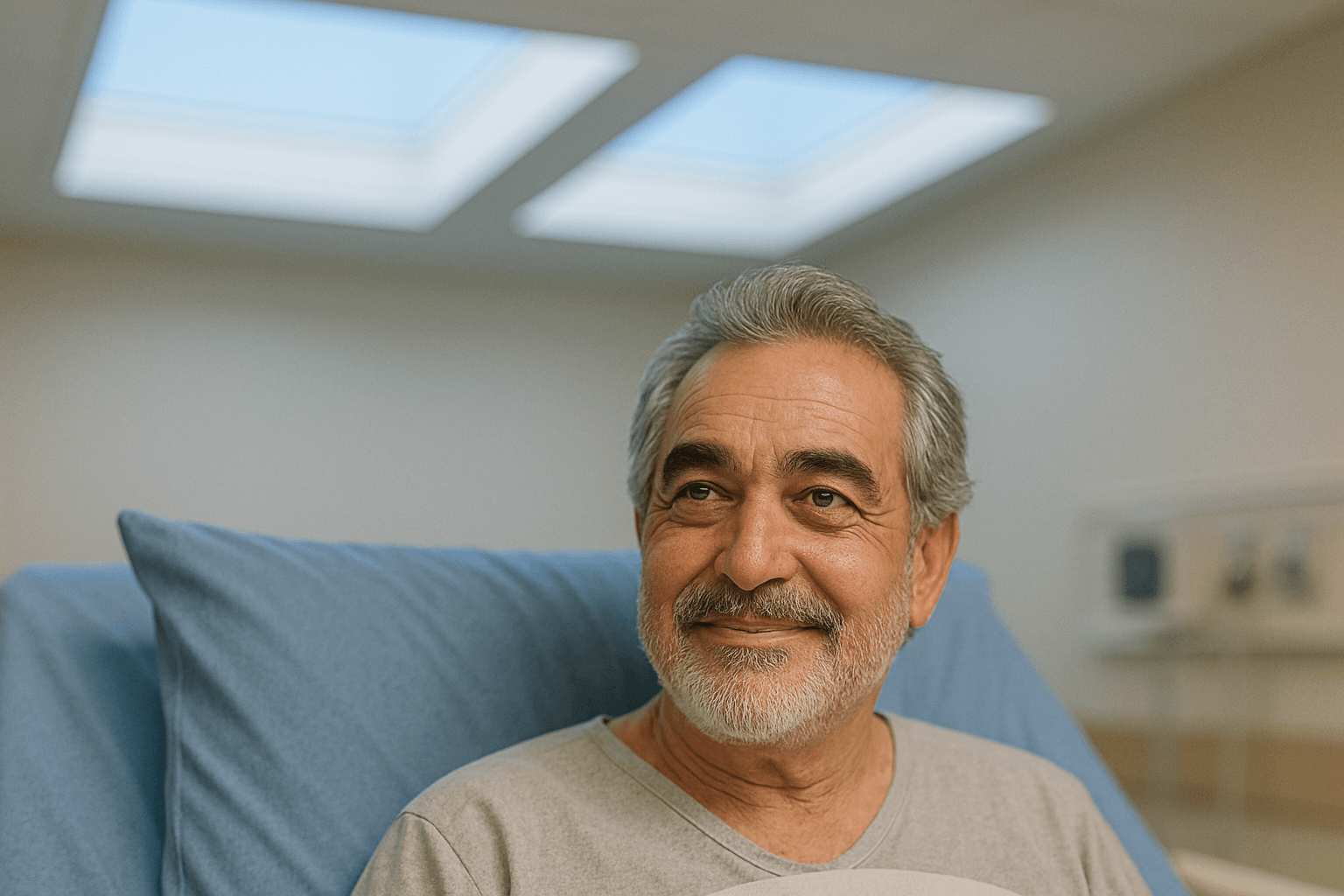 Illustration of patient recovery and healing environments