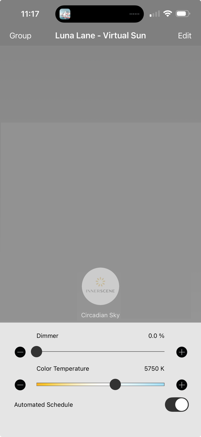 Casambi App - Innerscene Fixture Controls